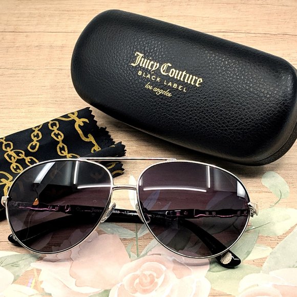 JUICY COUTURE “JU 582/S” Silver Aviator Sunglasses main image 11